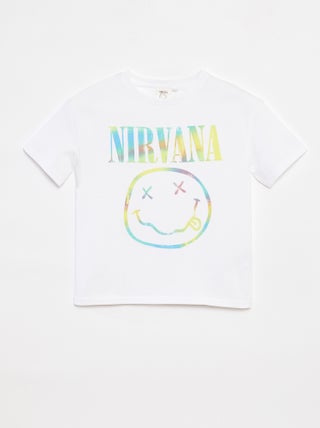 T-shirt loose à manches courtes 'Nirvana'