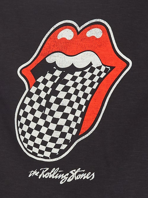 T-shirt loose à manches courtes 'Rolling Stones' - Kiabi