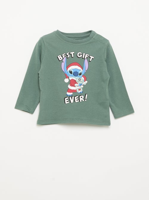 T-shirt loose à manches longues 'Disney' 'Stitch' - Kiabi