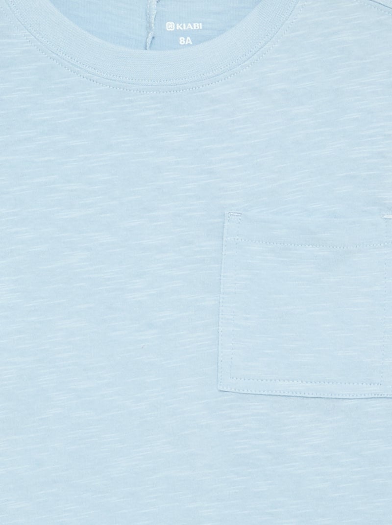 T-shirt loose Bleu - Kiabi