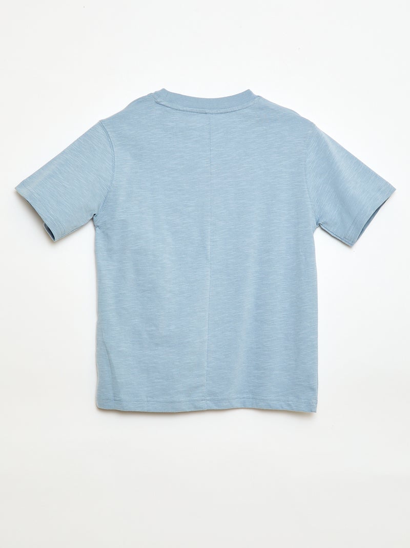 T-shirt loose Bleu - Kiabi