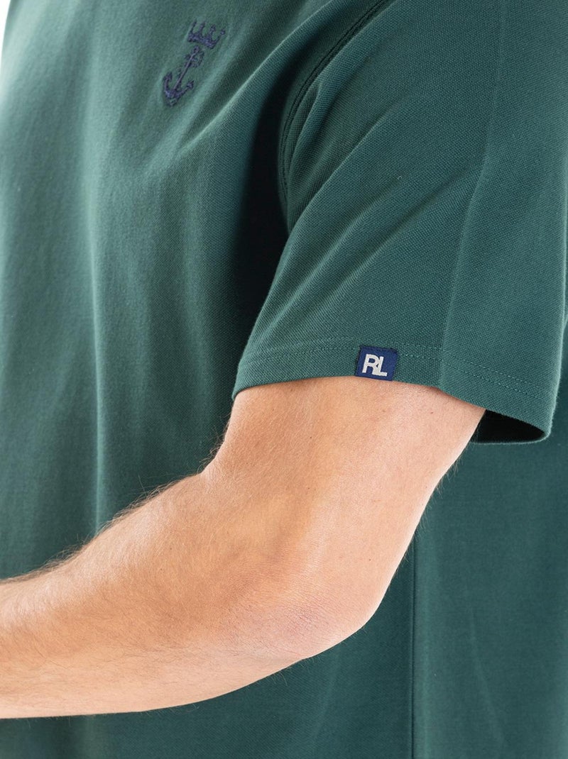 T-shirt loose coton piqué CHASE 'Rica Lewis' Vert - Kiabi