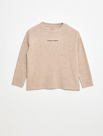 T-shirt loose fit avec animation poitrine