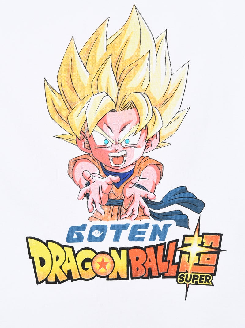 T-shirt loose fit 'Dragon Ball Z' Blanc - Kiabi