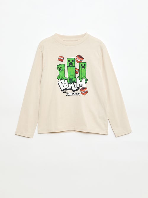 T-shirt loose fit 'Minecraft' - Kiabi