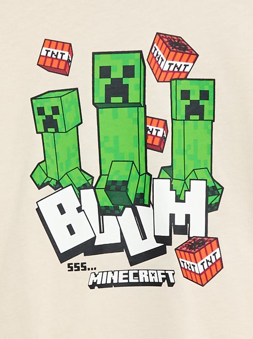 T-shirt loose fit 'Minecraft' - Kiabi
