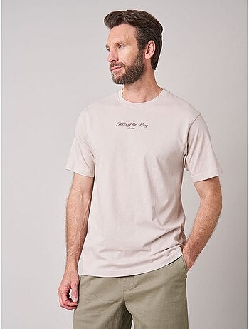T-shirt loose homme imprimé dos gants de boxe 'deeluxe'