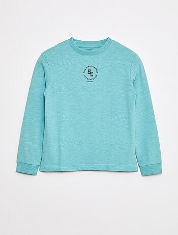 T-shirt loose imprimé skate