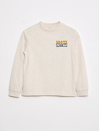 T-shirt loose imprimé skate