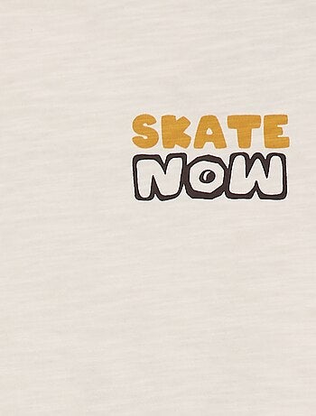 T-shirt loose imprimé skate