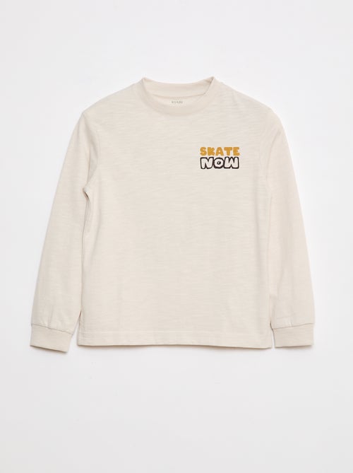 T-shirt loose imprimé skate - Kiabi