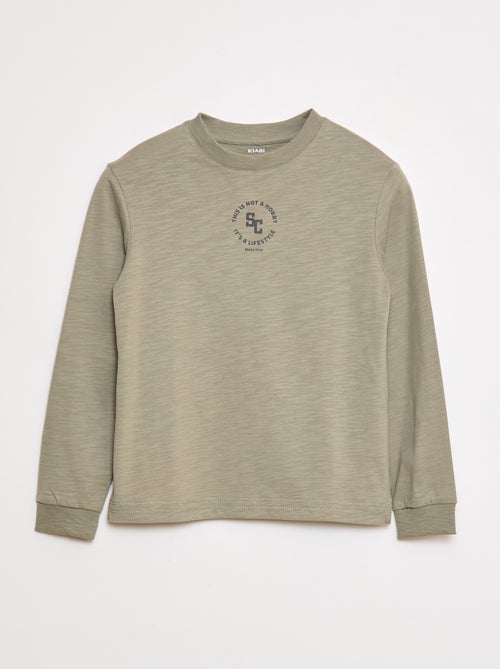 T-shirt loose imprimé skate - Kiabi