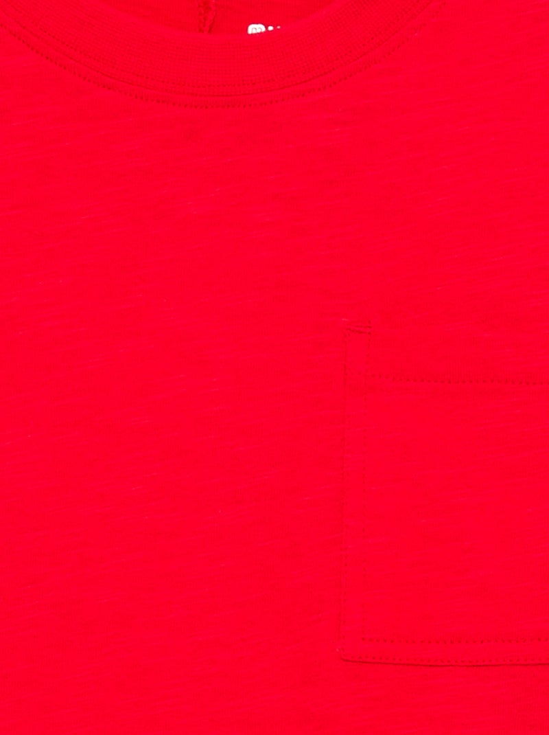 T-shirt loose Rouge - Kiabi