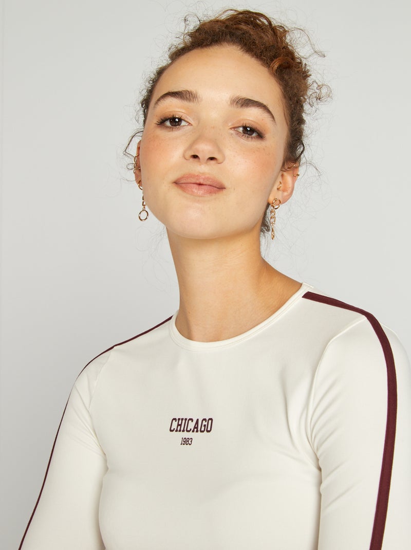 T-shirt 'Los Angeles' blanc - Kiabi