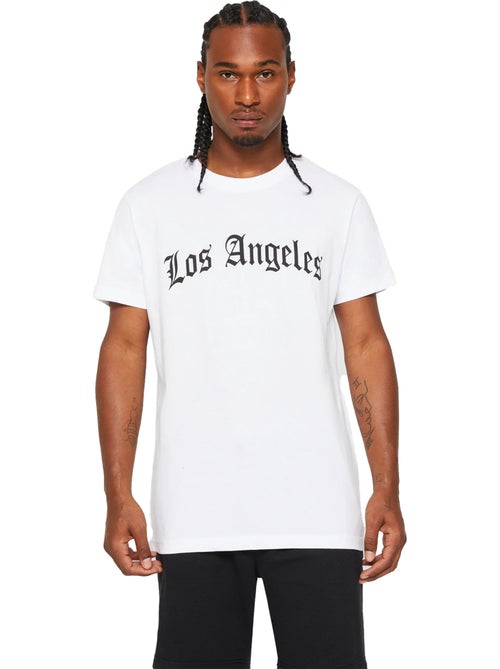 T-shirt los angeles wording - mister tee - Kiabi