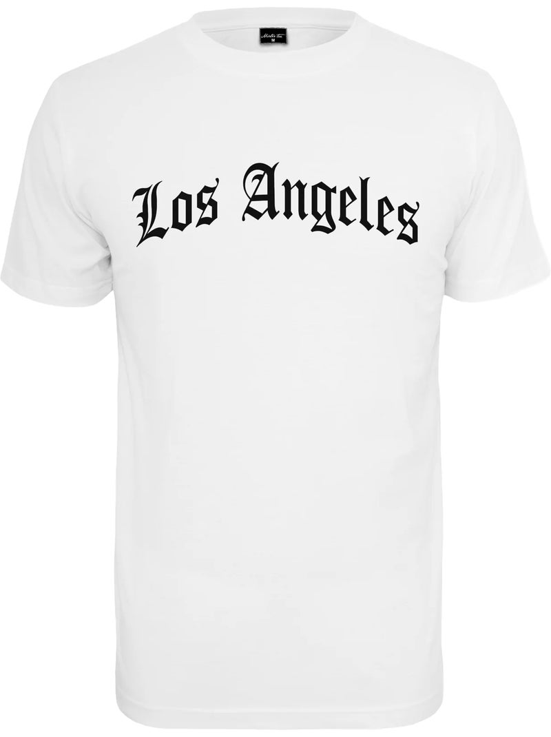 T-shirt los angeles wording - mister tee Blanc - Kiabi