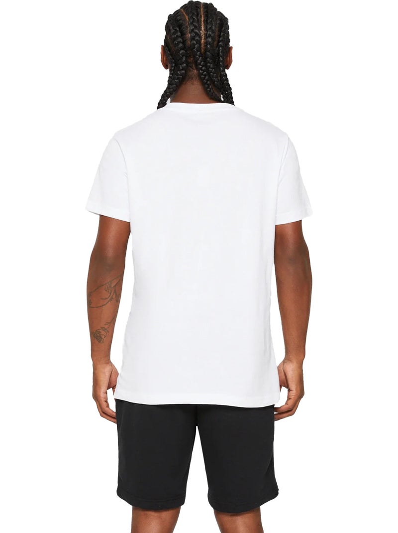 T-shirt los angeles wording - mister tee Blanc - Kiabi