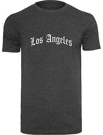 T-shirt los angeles wording - mister tee