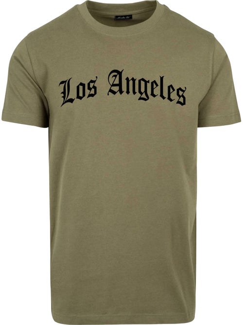 T-shirt los angeles wording - mister tee - Kiabi