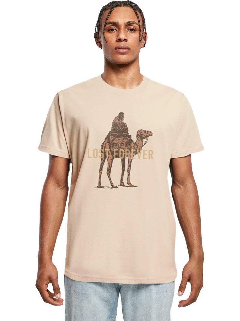 T-shirt lost forever - mister tee Beige - Kiabi