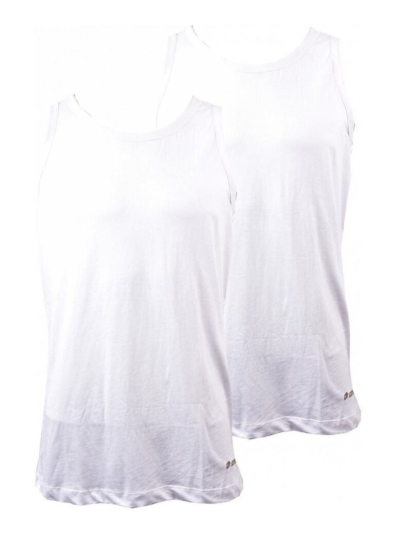 T Shirt LOTTO - Pack de 2 Blanc Argenté - Kiabi