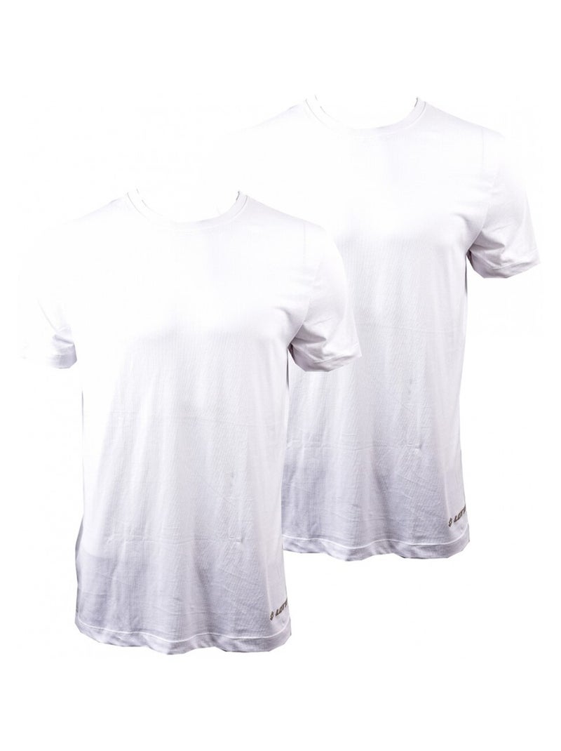 T Shirt LOTTO - Pack de 2 Blanc Blanc - Kiabi