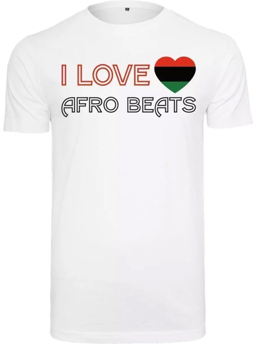 T-shirt love afro beats - mister tee - Kiabi