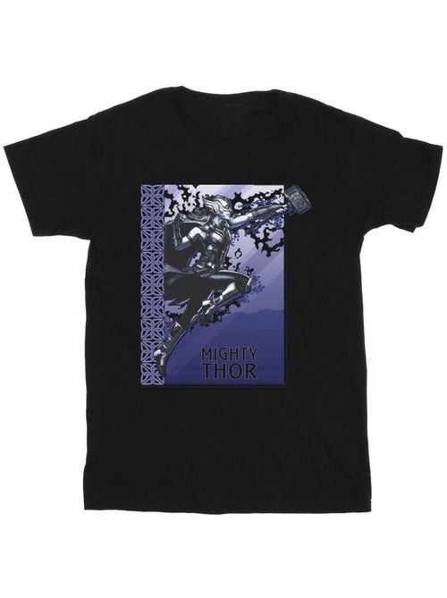 T-shirt love and thunder mighty - marvel - Kiabi