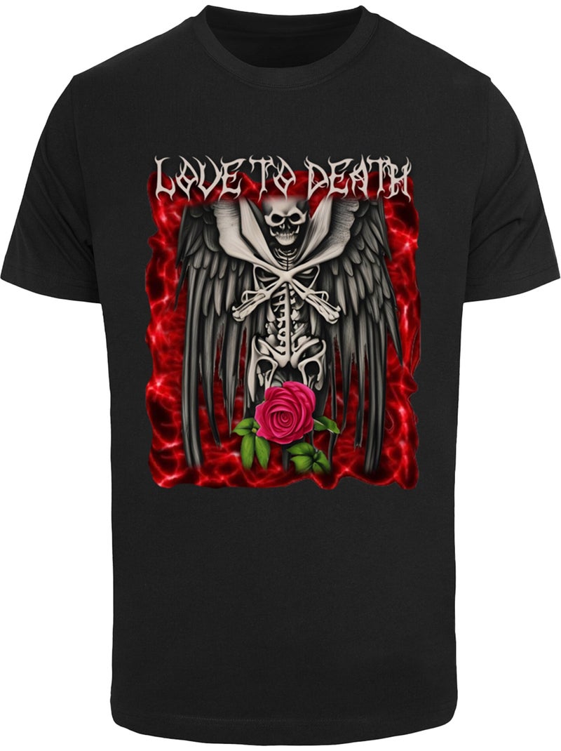 T-shirt love to death - mister tee Noir - Kiabi