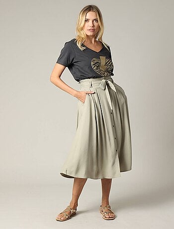 T-shirt LOVERS style rock en jersey de coton avec imprimé 'Deeluxe'