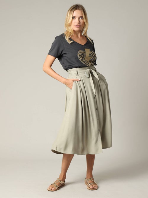 T-shirt LOVERS style rock en jersey de coton avec imprimé 'Deeluxe' - Kiabi
