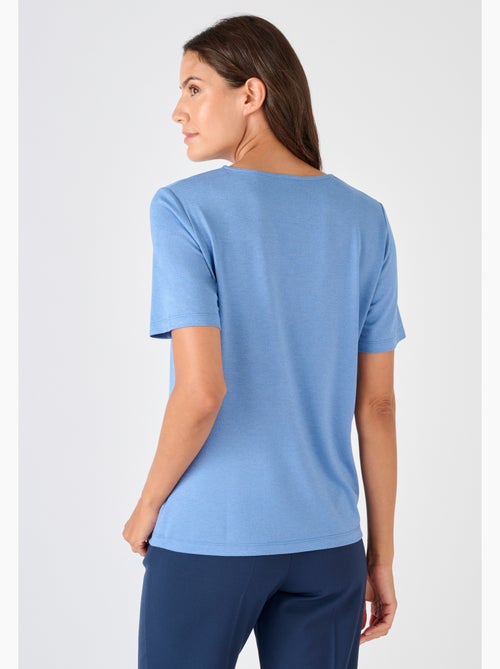 T-shirt maille brillante - Damart - Kiabi