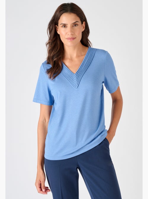 T-shirt maille brillante - Damart - Kiabi
