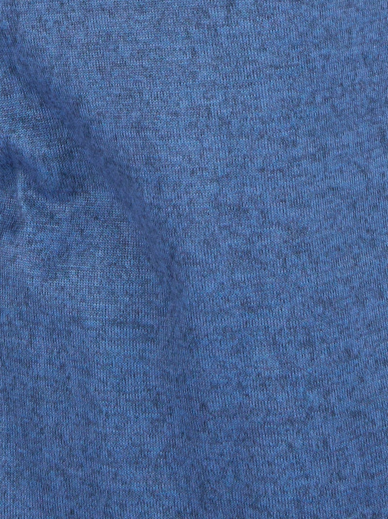 T-shirt maille chaude col volanté - Damart Bleu - Kiabi