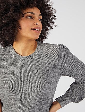 T-shirt maille chaude côtelée - Damart