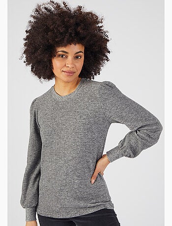 T-shirt maille chaude côtelée - Damart