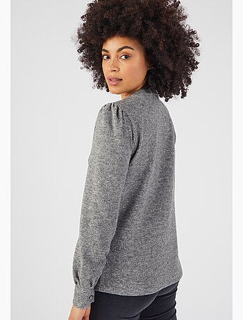 T-shirt maille chaude côtelée - Damart