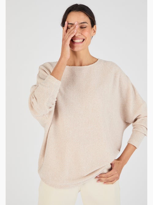 T-shirt maille chaude côtelée - Damart - Kiabi