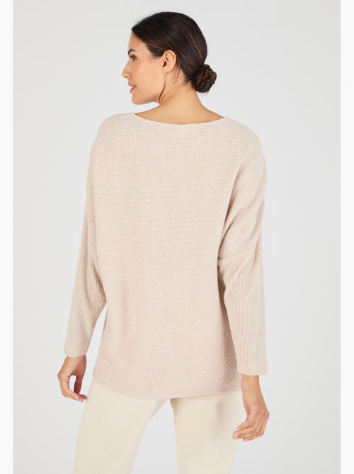 T-shirt maille chaude côtelée - Damart - Kiabi