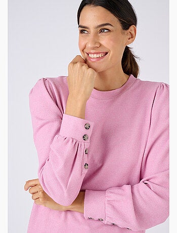 T-shirt maille chaude côtelée - Damart