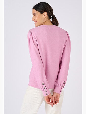 T-shirt maille chaude côtelée - Damart