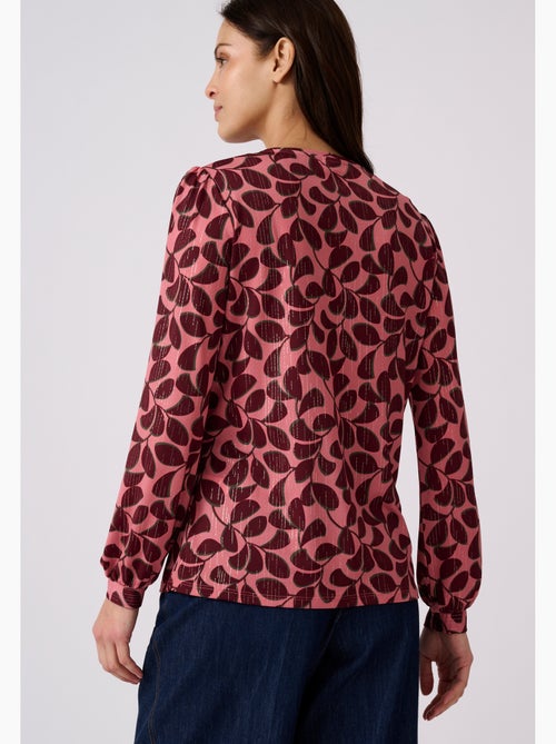 T-shirt maille crêpe stretch fil brillant - damart - Kiabi T-shirt maille crêpe stretch fil brillant - damart - Kiabi