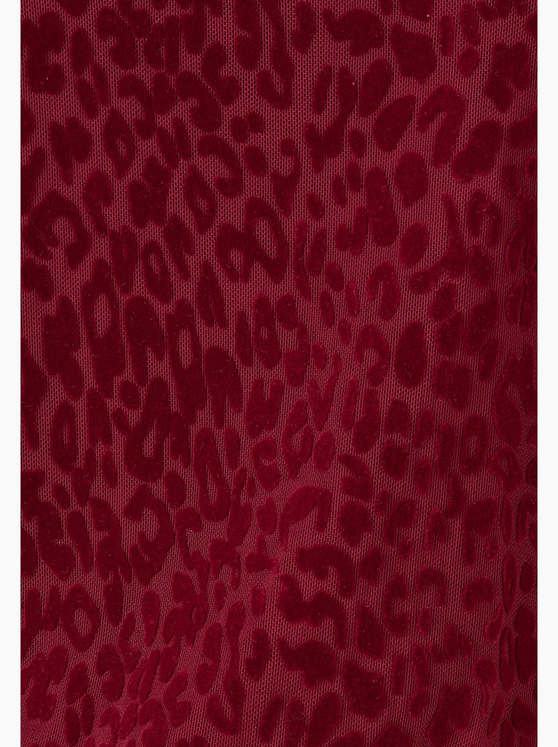 T-shirt maille dévorée - Damart Rouge - Kiabi