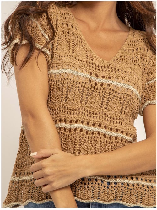 T shirt maille FILOMA - Kiabi