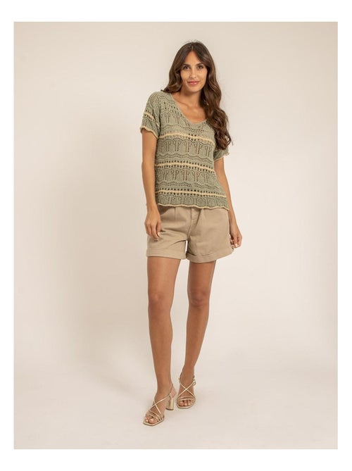 T shirt maille FILOMA - Kiabi