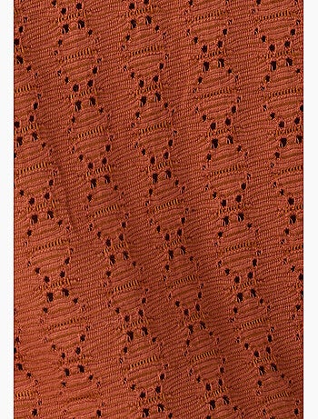 T-shirt maille jacquard fantaisie - Damart
