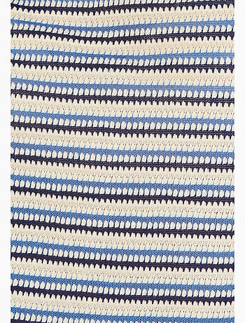 T-shirt maille jacquard rayée - Damart