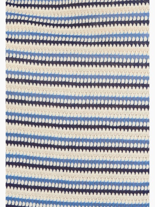 T-shirt maille jacquard rayée - Damart - Kiabi