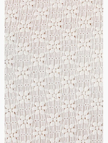 T-shirt maille jacquard reliéfée - Damart