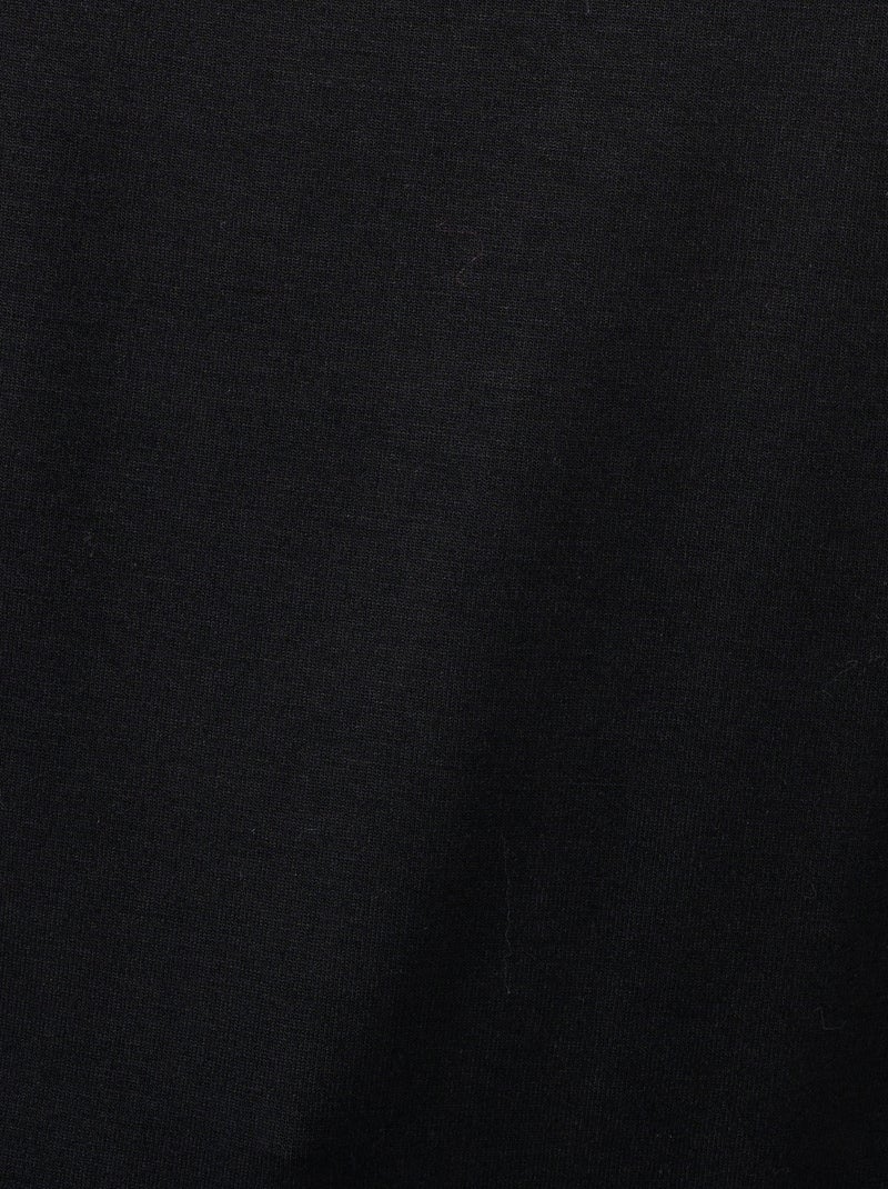 T-shirt maille jersey à sequins - Damart Noir - Kiabi